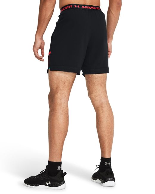 Under Armour Black Vanish Woven 6" Graphic Shorts for men