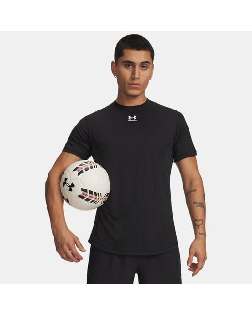 Under Armour Black Challenger Pro Printed Short Sleeve Ultimate for men