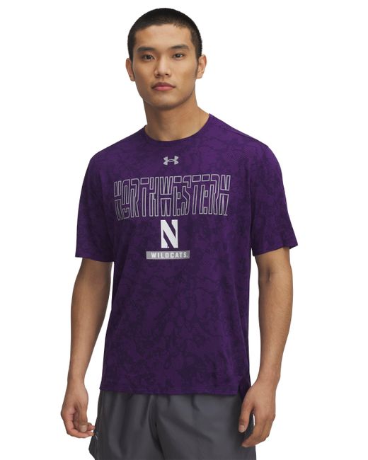 Under Armour Blue Ua Tech Vent Geode Collegiate Short Sleeve for men