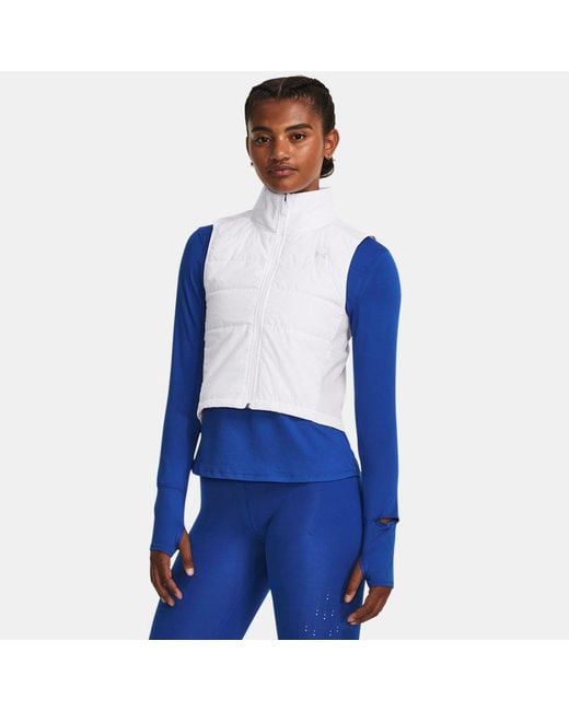 Under Armour Storm Session Bodywarmer Voor Wit Reflecterend in het Blue