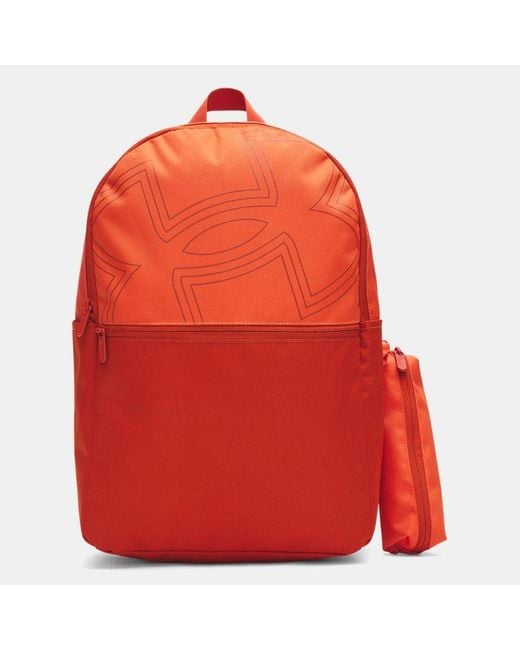 Zaino Essential Printed Surplus Base Surplus di Under Armour in Red