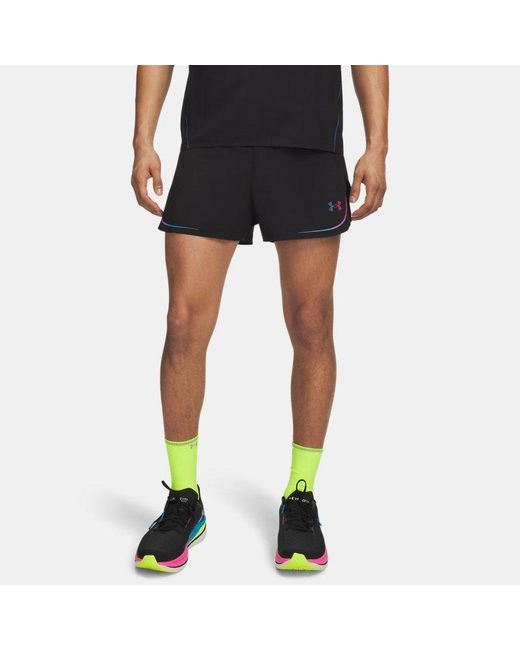 Under Armour Black Velociti Elite Shorts Ultimate Rebel Capri for men