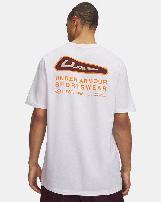 Under Armour White Ua Scorpio Short Sleeve for men