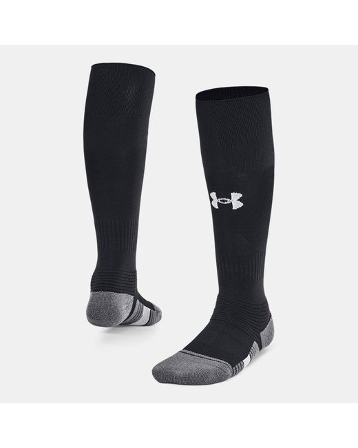Under Armour Black Magnetico Kids' Over-The-Calf Socks Pitch