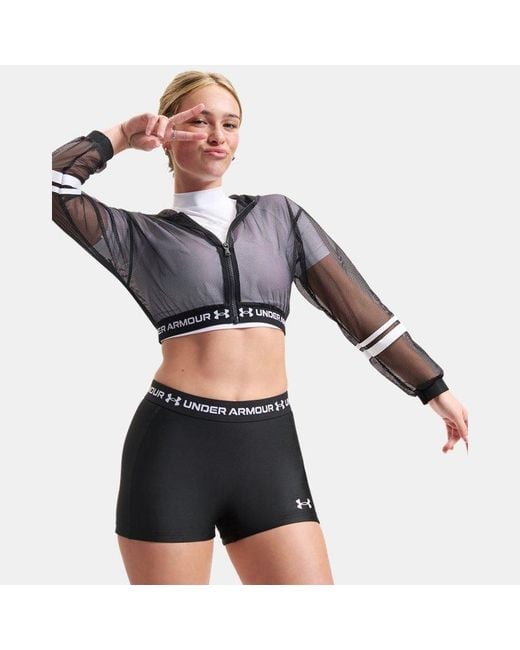 Under Armour Gray Heatgear Mesh Full Zip Ultimate