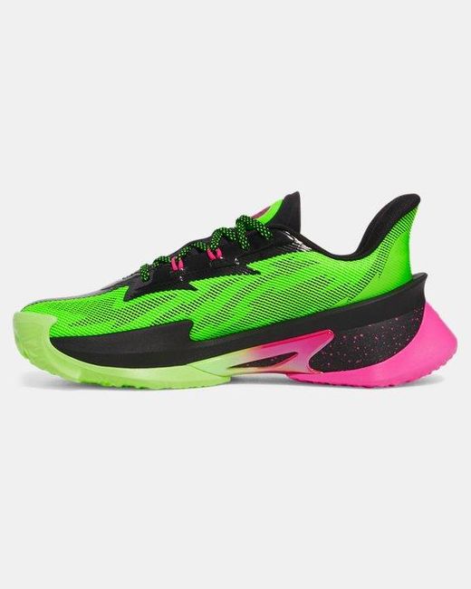 Under Armour Green Curry Series 7
Basketballschuhe, Hyper Schwarz Rebel Rosa