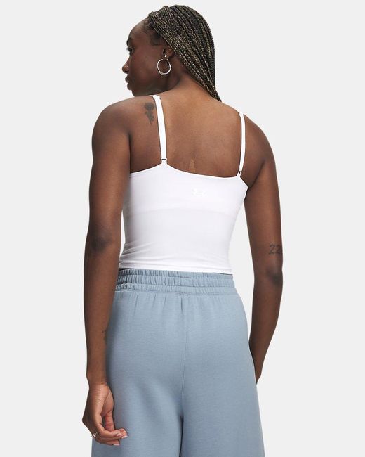 Under Armour White Ua Meridian Support Tank