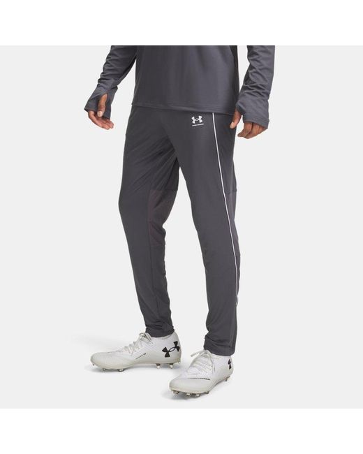 Under Armour Gray Challenger Training Pants Castlerock for men