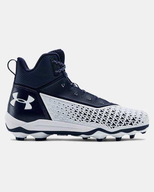 under armour high top football cleats