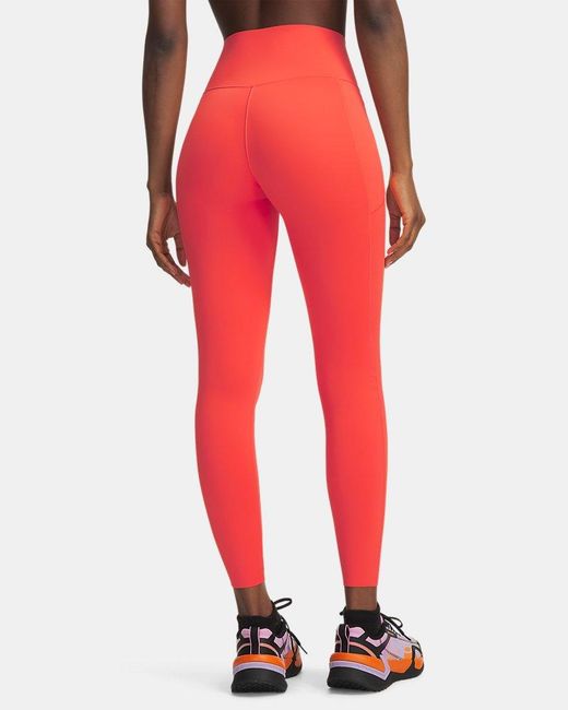 Under Armour Red Vanish Elite Leggings Venom Metallic