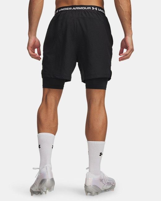 Under Armour Black Ua Vanish Woven 2.0 2-in-1 Shorts for men