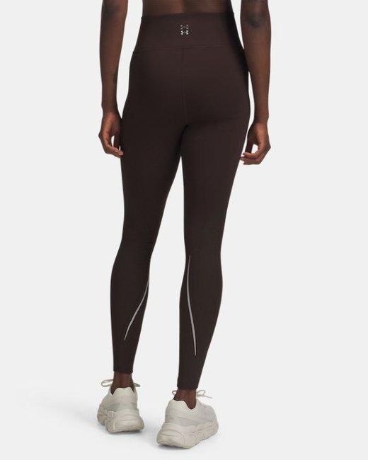 Leggings Halo Cold Weather Para Mujer Kona Marron Reflectante Under Armour de color Black