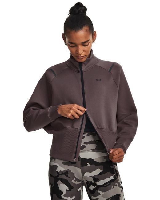 Under Armour Unstoppable Fleece Full-zip in Brown