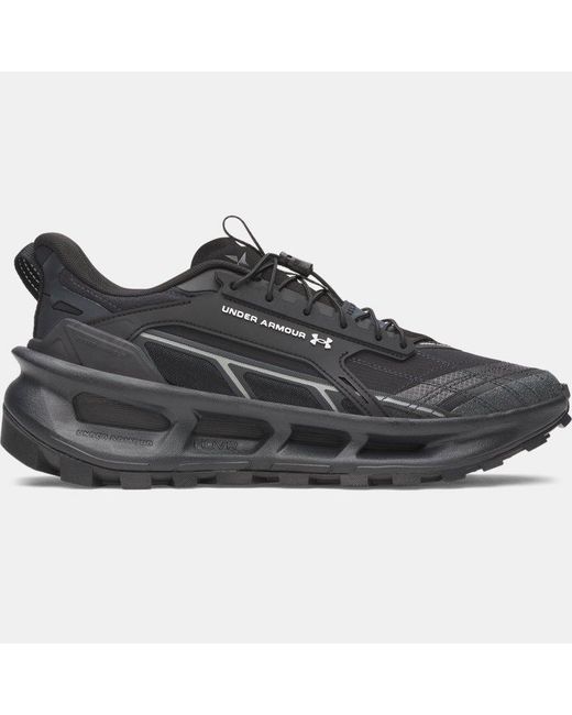 Under Armour Black Explor Trail Schuhe, Anthracite Summit Weiß