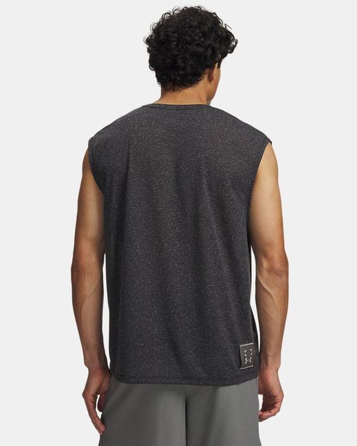 Under Armour Black Hb Aeris Run Sleeveless Ultimate Reflective for men
