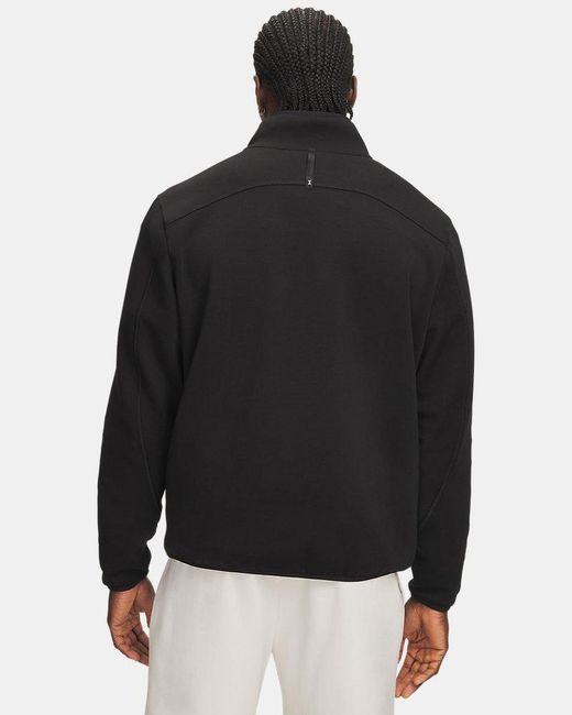 Under Armour Black Ua Unstoppable Fleece 1⁄2 Zip for men