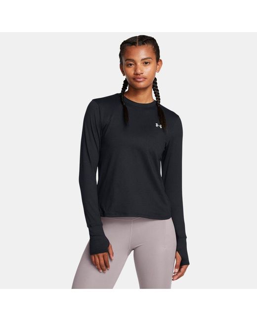 Haut À Manches Longues Launch Pro Pour Femme Réfléchissant Under Armour en coloris Black