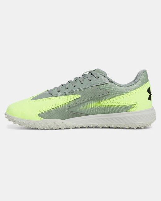 Under Armour Green Shadow Turf 3 Soccer Shoes Silica High Vis