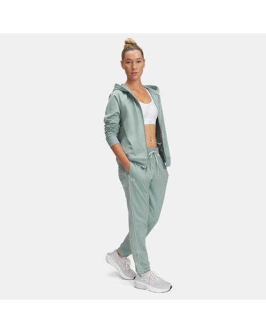 Under Armour Blue Rival Tricot Tracksuit Silica Hydro Hydro