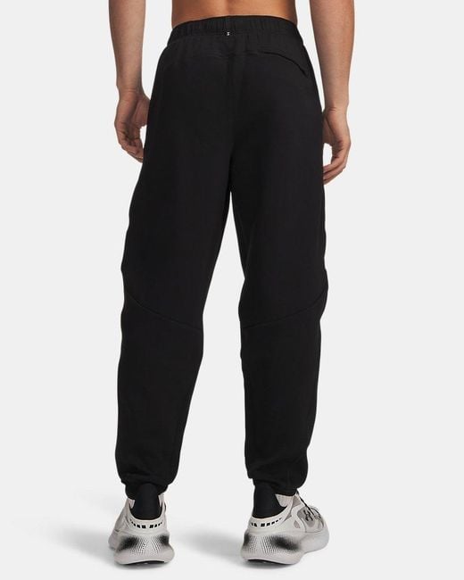 Under Armour Black Ua Unstoppable Fleece joggers for men