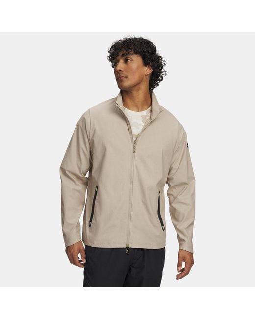 Under Armour Natural Unstoppable Non-Hooded Full-Zip City Khaki for men