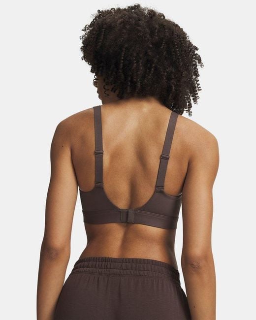 Under Armour Brown Ua Motion High Sports Bra