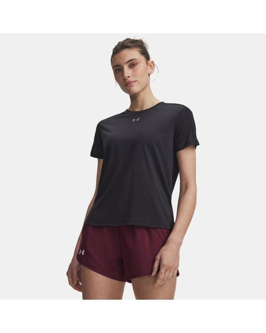 Under Armour Black Velociti Reflect Short Sleeve Reflective