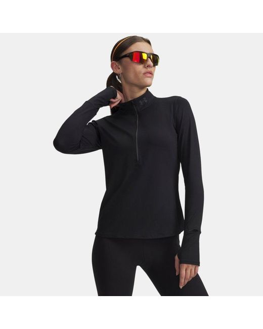 Under Armour Black Launch Pro ½ Zip Reflective