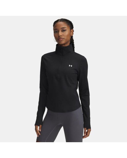 Maglia Motion ½ Zip Da Donna Bianco di Under Armour in Black