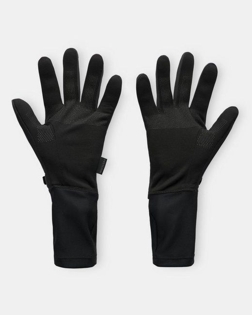 Under Armour Black Storm Fleece Run Gloves Reflective for men