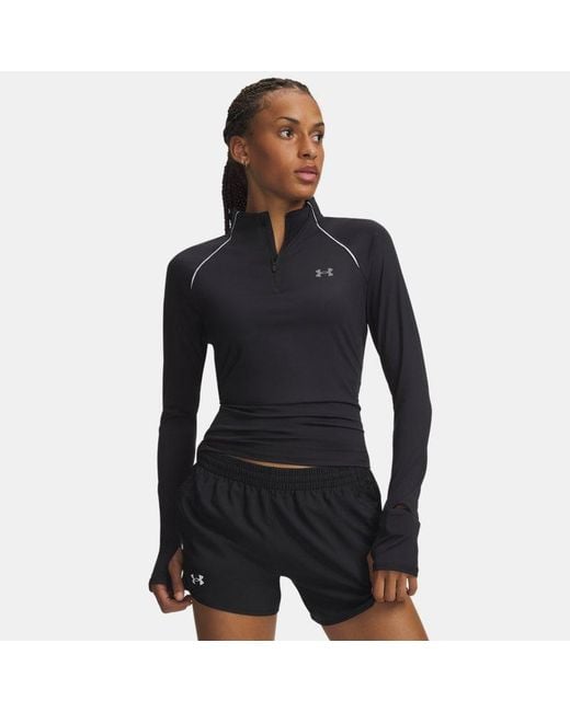Under Armour Black Velociti ½ Zip Ultimate Reflective