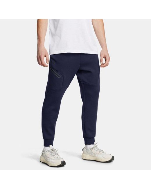 Jogger Unstoppable Fleece Da Uomo Midnight Marino Nero di Under Armour in Blue da Uomo