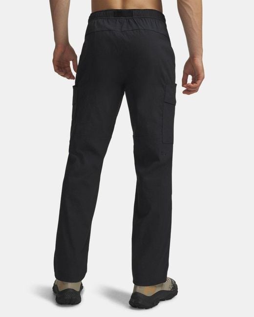 Under Armour Black Explor Hike Pants Anthracite Anthracite for men