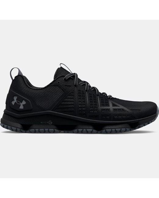 Under Armour Black Ua Micro G® Strikefast Tactical Shoes for men