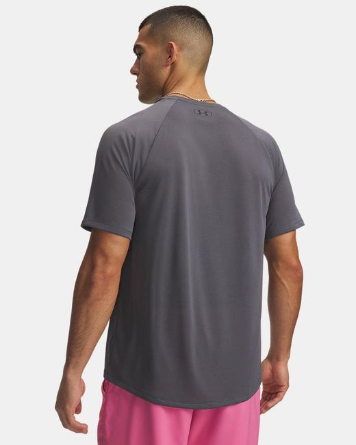 Under Armour Blue Tech 2.0 Short Sleeve Castlerock for men
