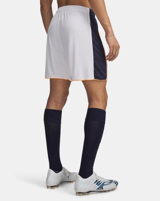 Under Armour White Challenger Train Shorts Midnight for men