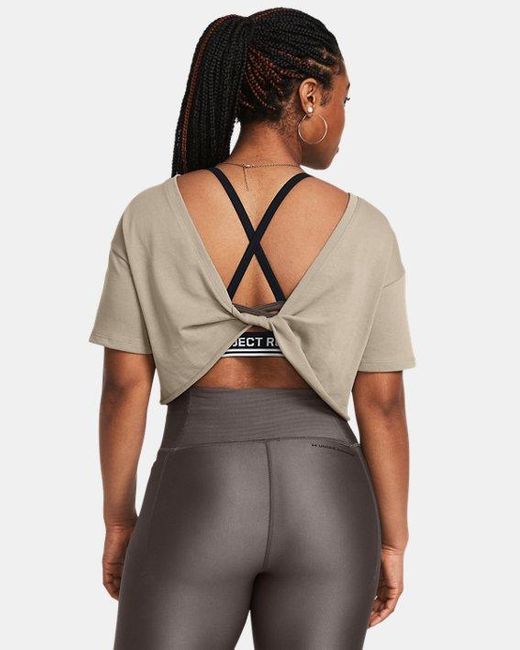 Magliette under armour donna oro hotsell