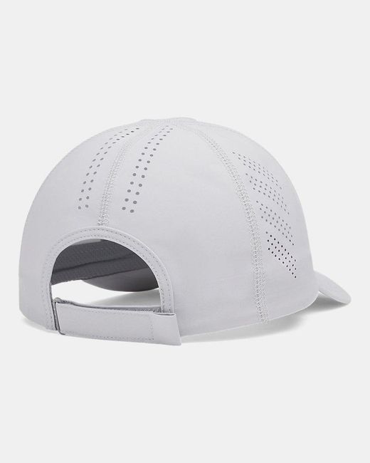 Under Armour Gray Velociti Low Adjustable Cap Mod Mod Reflective for men