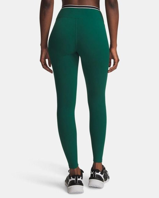 Under Armour Green Motion Sport Tape Leggings Campus Ivy Summit