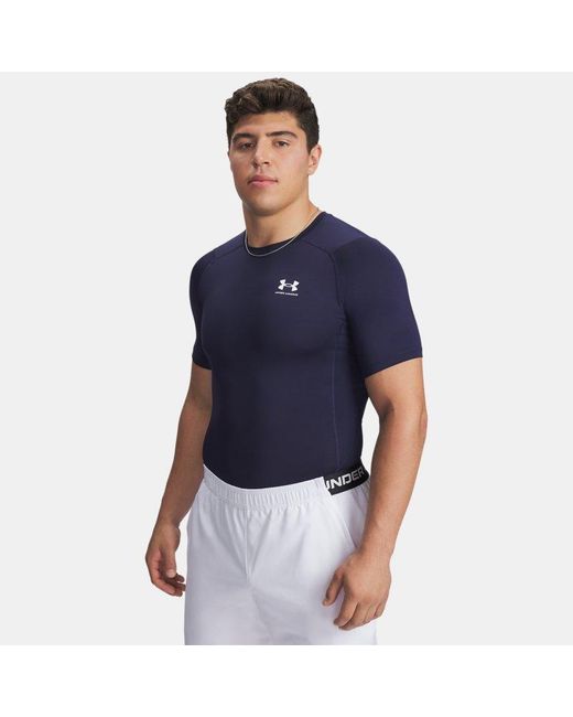 Under Armour Blue Ua Hg Armour Comp Ss for men