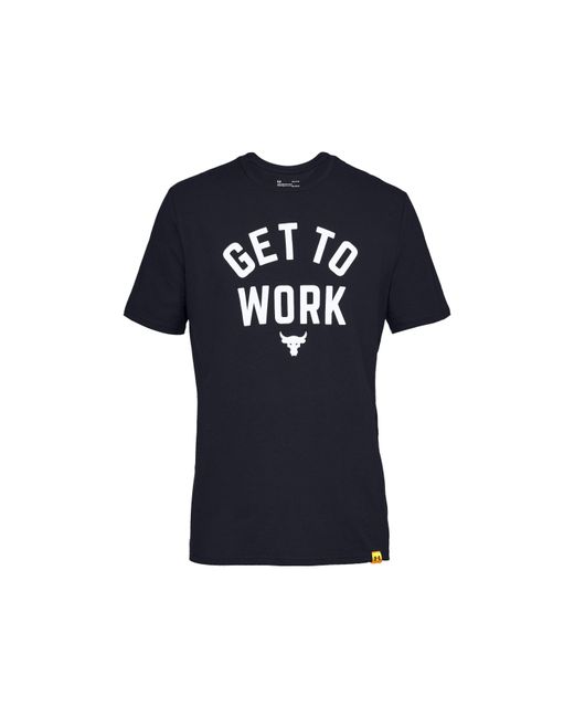 Under Men's Ua X Rock Get To Work T-shirt in Black for Men | Lyst