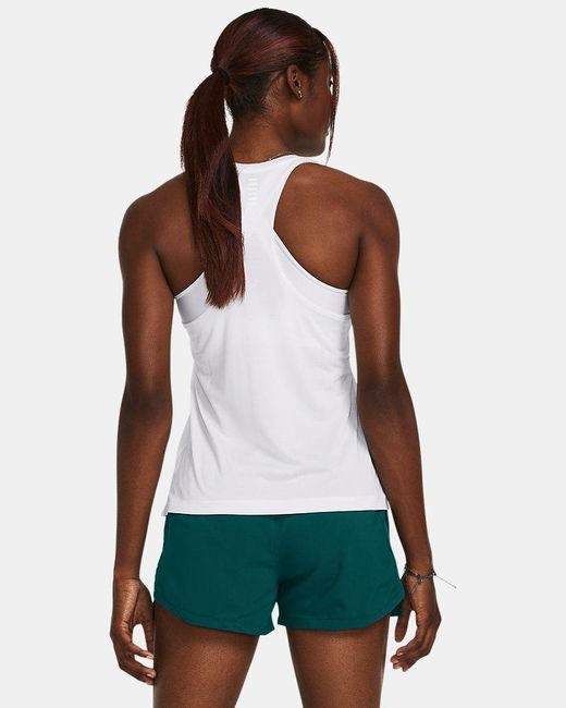 Under Armour Green Launch Singlet Retro Reflective