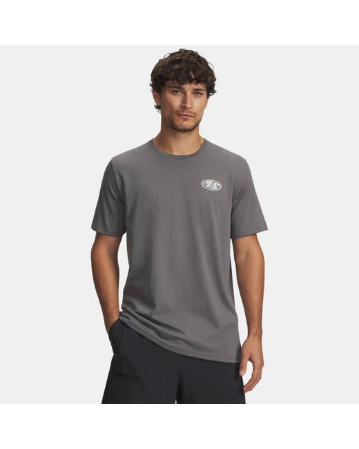 Under Armour Gray Mountain Photoreal Short Sleeve Clay Summit for men