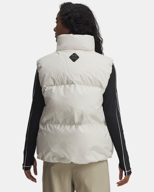 Under Armour Gray Limitless Down Puffer Vest Summit