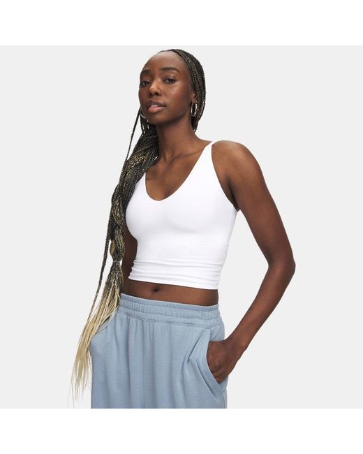 Under Armour White Ua Meridian Support Tank
