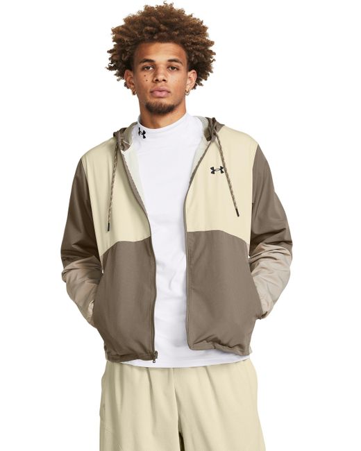 Under Armour Gray Icon Legacy Windbreaker for men