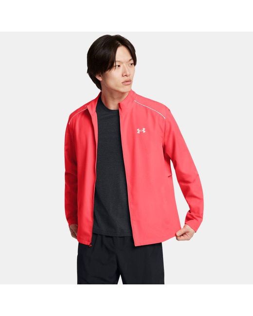 Under Armour Red Launch Jacket Racer / / Reflective for men