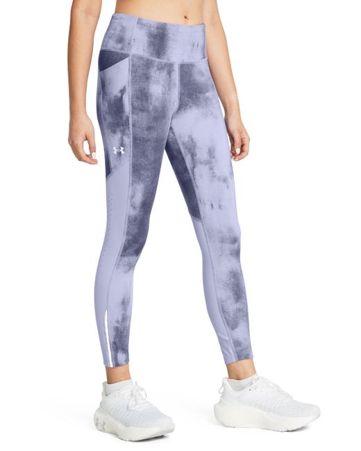 Under Armour Blue Launch Printed Ankle Tights