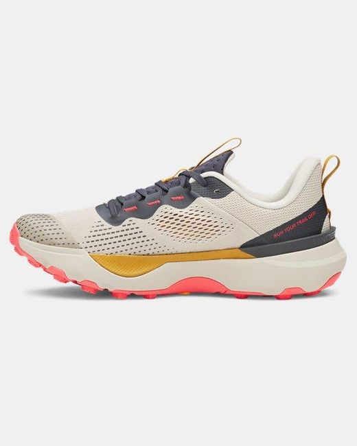 Under Armour Blue Infinite Pro
Trail-Laufschuhe, Khaki Base Anthracite Racer Rot