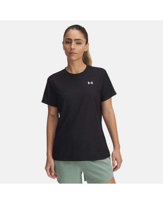 Under Armour Black Tech Rib Short Sleeve